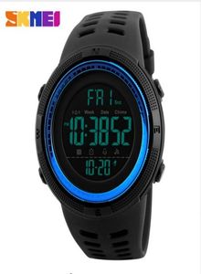 SKMEI Chronograph Sports Watches Men Silicone Countdown LED Digital Watch Military Waterproof Wristwatches Alarm Clock Male7149993