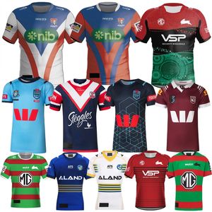 2024 South Sydney Rabbitohs camisetas de rugby 23 24 QLD Maroons NSW Blues KNIGHTS RAIDER Parramatta Eels SYDNEY ROOSTERS camiseta de tamaño local S-5XL