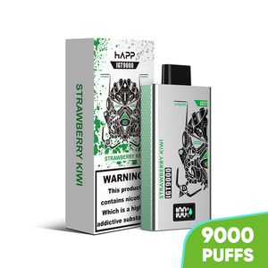 EU Warehouse Puffs Vape 9K Einweg-E-Zigarette, leer, 9000 Puffs, nachgefüllt, 14 ml, 20 mg, 50 mg, NIC-Salz, Vape-Saft-Zigarette, Electronique mit 500-mAh-Akku