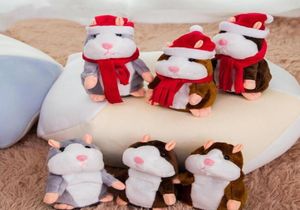 Falando Hamster Mouse Pet Bonecas de Pelúcia Falando Gravação de Som Hamster Brinquedos de Pelúcia Brinquedo Educacional Presentes de Natal para Crianças 15c1559403