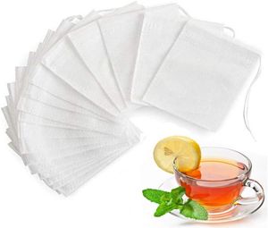 100 Pcs Nonwoven Disposable Filter Coffee Tools Empty Drawstring Seal Filters Teabags Herb Loose Tea Bag 810 cm3398214