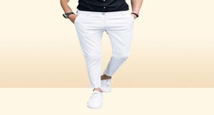 2020 New Arrival Spring And Summer New Men039s SuitPants Slim Solid Color Simple Fashion Social Business Pants Casual Office Me3139230
