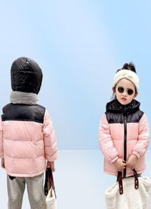 Designer North Kids Hooded Tehch Down Coat Sherpa Puffer's Clothes Boys Girls Fleece Jackets Spädbarn Vinter Lätt utomhuskläder1360243