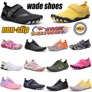 Qualidade de secagem rápida verão sapatos de água unisex seaside praia descalço tênis masculino natação upstream esportes mergulho aqua sapatos femininos