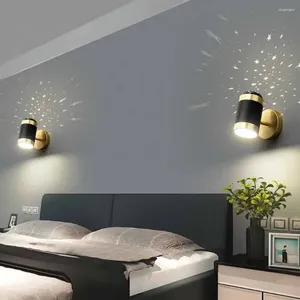 Duvar lambası modern lüks kapalı yatak odalı başucu basit oturma odası arka plan ışıkları koridor koridor aplik