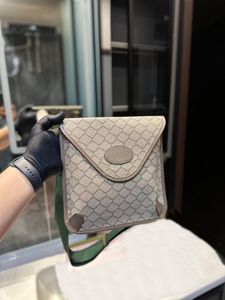 Neo Vintage Messenger Tiger Kopf Briefträger Umhängetaschen Luxus Designer Tasche für Mann Qualität Umschlag Hobo Herren Geldbörse Umhängetasche Damen Tote Clutch Handtasche.