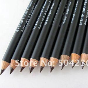 12 шт./лот, брендовый коричневый карандаш для бровей, подводка для глаз, темно-кофейный цвет, карандаш для макияжа глаз/губ, оптовая продажа 240106