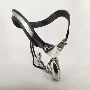 Cinturón de castidad bastante sexy para hombre BDSM Bondage con catéter anal Sissy Dispositivo diseñado Cerradura de acero inoxidable en forma de corazón Hombres 240106