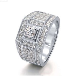 14K 10K Mens Laborn Diamond Ring Pierścień Wedding Gift Men Biżuteria