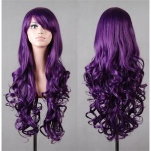Wigs Fashion Long Assorted Color Harajuku Fluffy Wavy Synthetic Cosplay Wig Hair>>Free shipping New High Quality Fashion Picture wig