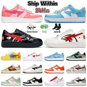 Homens Mulheres Sk8 Sta Sapatos Us 11 Tubarão Preto Branco Couro Envernizado Abc Camo Sapatilhas Ao Ar Livre Esportes Cinza Laranja Rosa Camurça Jjjjound Paint Trainers Tamanho Eur 36-45