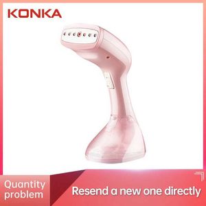 Diğer Sağlık Aletleri Konka Handheld Giyim Vapur Pembe Üçüyor Giysiler İçin Pembe Üçüyor 250ml Taşınabilir Ev Seyahati 15s Hızlı Deat Ev Kumaş Steam J240106