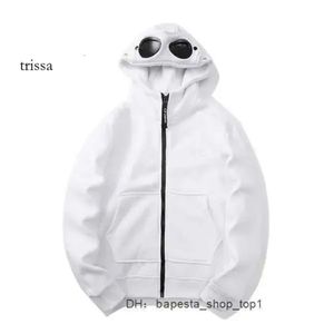 Fashion Comapny Compagnie Men Round Lens Pullover Pure Cotton Zipper Fleece Korean Haruku Oversize Jacket Autumn Winter Cp Clothe Stones