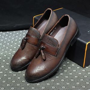 Классические мужские повседневные модельные туфли из натуральной кожи без шнуровки ручной работы для свадебной вечеринки, повседневные мужские лоферы