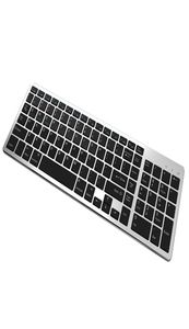 Bluetooth Keyboard Ultra Slim Portable 102 Keys Wireless BT Touchpad Scissors Feet Design Keyboard7899050