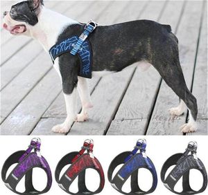 Dog Collars Leashes Harnesses Ajustable Vest Outdoor Supplies Reflective Dogeads Chest Straps Stability Harness For Small Medium1214978