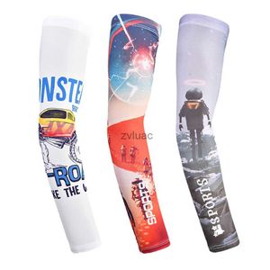 Arm Leg Warmers 1Pair Sports Sunscreen Sleeve Women Men Running Cycling Cuff Cover Breathable Cooling Ice Silk MTB Bicycle Anti-UV Guard YQ240106