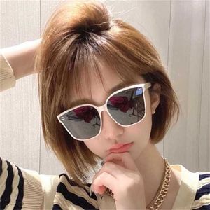 12% de desconto na qualidade Xiaoxiangjia moda feminina nova edição alta moldura grande rua foto ins óculos de sol