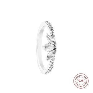 Band Rings CKK Sparkling Herbarium Cluster Ring for Women 925 Sterling Silver Original Jewelry Anillos Mujer Bague Plata AnelL240105