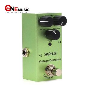 SAPHUE Electric Guitar Vintage OverdriveVolumeTone Knob Effect Pedal Mini Single Type DC 9V True Bypass7401498