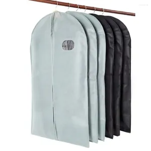 Förvaringslådor vattentät skyddande hängande kappklänning dräkt väska garderob kläder arrangör väskor damm täcker klädtäcke