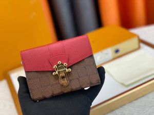 高品質の女性財布のトップスターライトボックスデザイナーファッション本物の革のオールマッチレディースシングルジッパークラシックプロパスレザーウォレットレディースウォレット＃638788