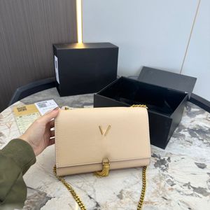 Classic Tassel Chain Bag Luxury Designer Bag stor kapacitet Lyxig hårdvara Toppmaterial Sunsetväska Klassisk handväska