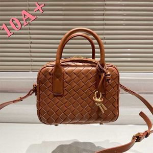 Klassische Designerin Luxus Wallte Women Weber Schultermoduskreuzkörper Stricken echte Lederhandtasche mit Staubbeutel