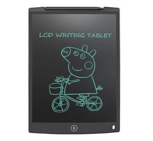 12quot LCD Skriva surfplatta Digital ritning Tablett Handskrivningskuddar Portable Electronic Tablet Board Ultrathin Board med Pen8119857