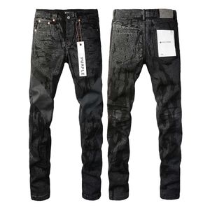 2024 Rätt ben för män designer män designer hip hop mode mens byxor jeans toppkvalitet lila jeans motorcykel cool denim byxa