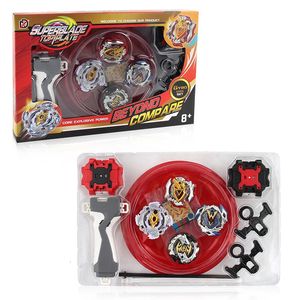 Beyblade Burst XD168-9 Patlayıcı jiroskop seti 4'ü 1 arada savaş diski jiroskop yarışması Noel hediye oyuncak Beyblade Launcher 240105