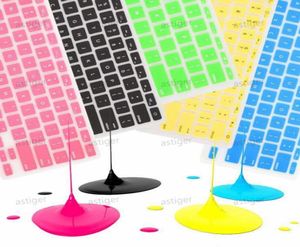 Laptop Soft Silicone Colorful KeyBoard Case Protector Cover Skin For MacBook Pro Air Retina 11 12 13 15 Waterproof Dustproof Paper3472187