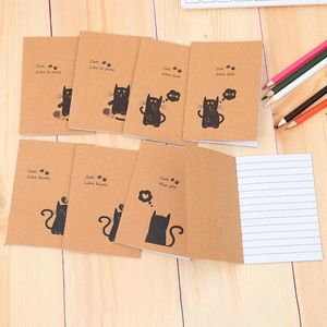 40Pc/Lot Retro Pocket Portable Books /Kraft Students Cute Soft Copy Small Notebook / Children Prize Gift