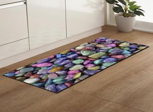 Cobble tryckta mattor för hallen Microfiber Office Cholar Floor Mats Home Great Room Rugs Nonslip Kitchen Bedroom Carpet1485575