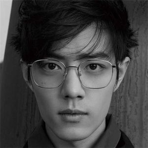 58％サングラス新しい高品質のXiao Zhanの家族の眼鏡男性と女性の同じスタイルの文学的なゴールドシルクエッジ楕円形のメガネフレームGG0681
