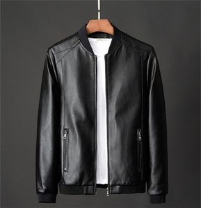 Men039s Giacche Giacca in pelle Bomber Giacca da moto Uomo Biker PU Baseball Jack 2208235599440