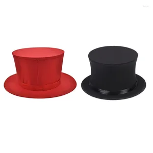 Basker rolig trollkarl Tall Top Hat Vintage Fedoras Cap Theme Party Stage Props