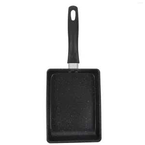 Pans Japanese Omelette Nonstick Egg Pan: Tamagoyaki Pan Square Frying Skillet Crepe Dosa Pancake Griddle Tortillas For