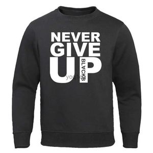 Men's Hoodies Sweatshirts You'll Never Walk Alone Never Give Up Sweatshirts Mens Fashion Oversized Clothing Crewneck Breathable Loose Sportswear For Male