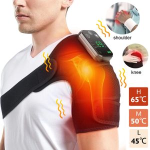 Proteção do joelho para dor nas articulações ombro cotovelo massageador vibrador joelheiras artrite aquecida fisioterapia tratamento de relaxamento 240105