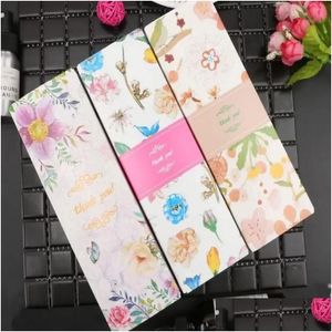 Gift Wrap Floral Printed Long Aron Gift Box Moon Cake Carton Present Packaging For Cookie Wedding Favors Candy Wholesale Drop Delivery Dhlkn