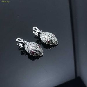 RKP8 Designer Luxury Jewelry Bvlger B-Home Charm Seiko Snake Hollow örhängen med diamanter Personligt ädla temperament Unikt modegudinnestil