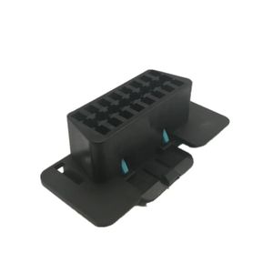 Testa femminile a 16 pin con interfaccia computer per auto OBD con carta blu, modello con fibbia universale, testa femminile con nucleo in gomma