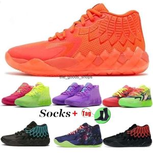 Grad School MB.01 Rick Morty Kids Running Shoes Till salu Lamelo Ball Queen City Red Sport Shoe Storlek 35-46