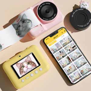 Instant Print Camera 30 tum HD Screen Child Toys 48MP PO Printing Thermal Paper Printer Kids Gift 240106