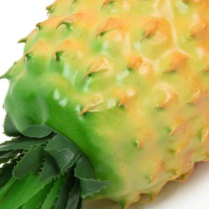 Dekoratif çiçekler ev gıda dekor yapay ananas dekorasyon dükkanı vitrin süsleme süsleme mutfak plastik meyve için sahte