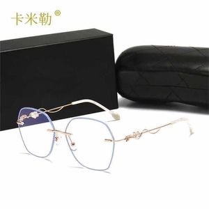 22 % RABATT auf den Großhandel mit Sonnenbrillen, polarisiertem Original-Ovalgesicht mit starkem Rahmen und modischer, rahmenloser, antihellblauer Filmbrille 802