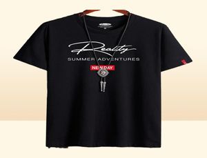 Summer Mens Casual T Shirts Letters Printed Hip Hop Streetwear Black Fashion Designer Högkvalitativ andningsbar toppar Kort ärm P9492041