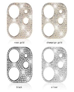 Kamerafolie Diamond Tempered Glass für iPhone 13 12 11 Pro Max Cam Lens Displayschutzfolie Glitter Sparkling Full Cover mit Retail 4786779