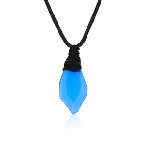 Pendant Necklaces Classic Tv Drama Just Add Water Season 3 H2o Mermaid Necklace Blue Crystal Movie Smae Jewelry Cosplay Party